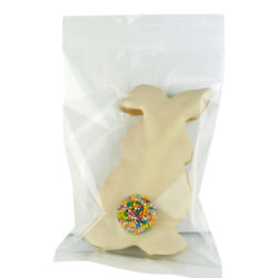 White Choc Easter Bunny Shortbread